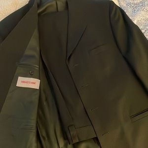 Men’s black Versace suit excellent condition